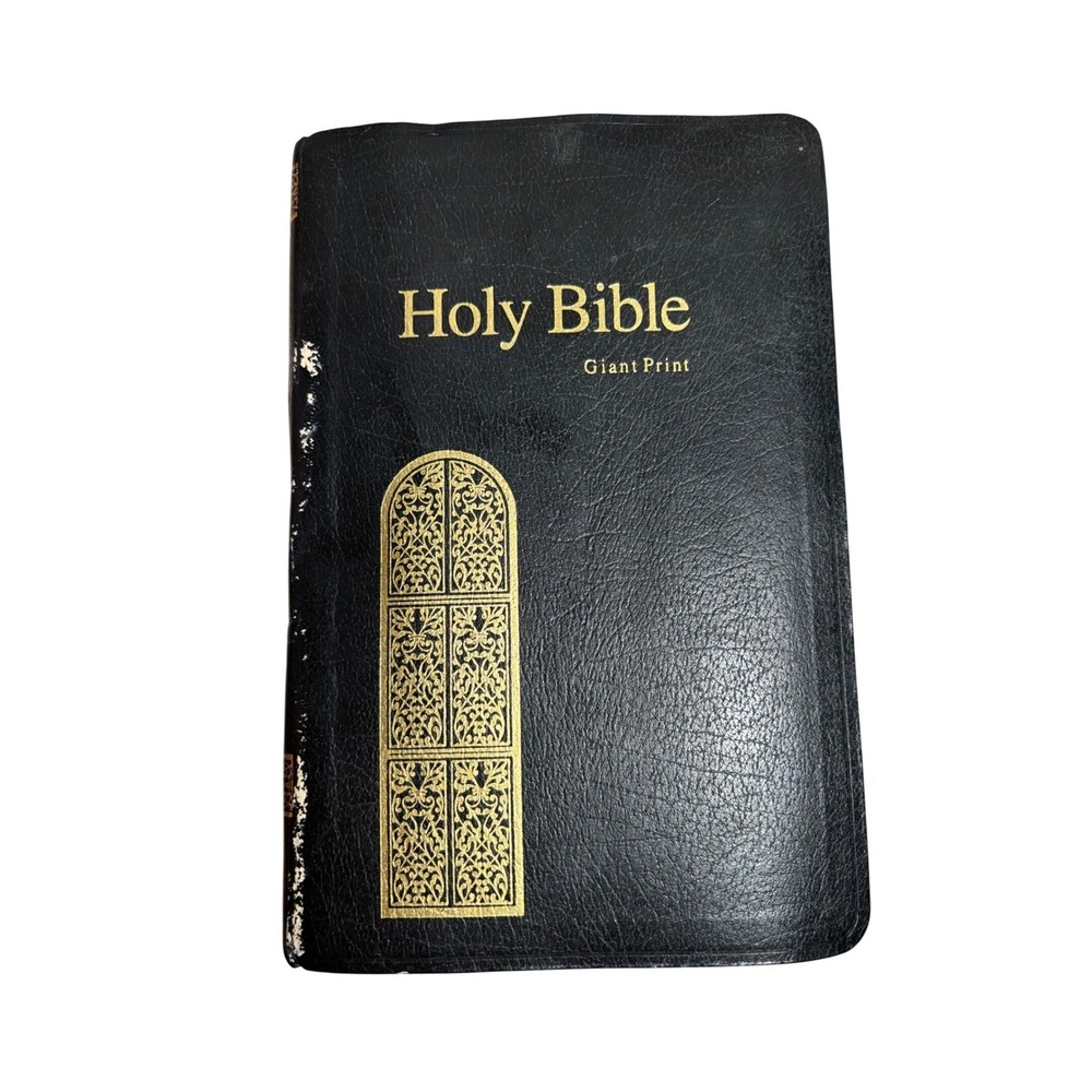 Thomas Nelson KJV Holy Bible Giant Print Red Letter Reference 883C Black Leather